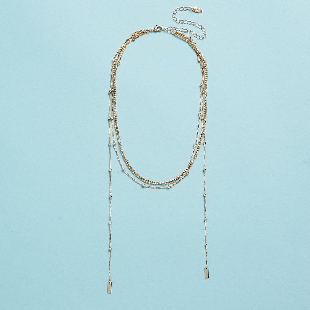 NWT Ettika That New Feeling Gold Layered Necklace - Picture 3 of 6